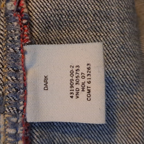 GAP Boot Cut Dark Wash Jeans Size 18R - Picture 8 of 9